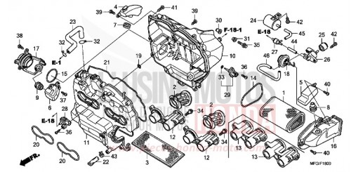 FILTRE A AIR CB600FAC de 2012
